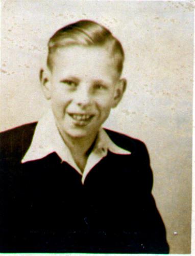 Maximilian Sitzler im Alter von 14 Jahren. (1954)
